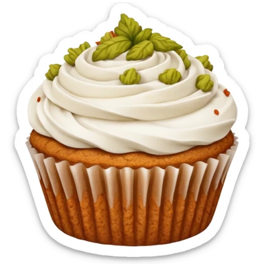 carrot cake muffins  sticker