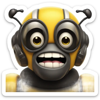 Bumble bee farting saying that’s my I bee s sticker