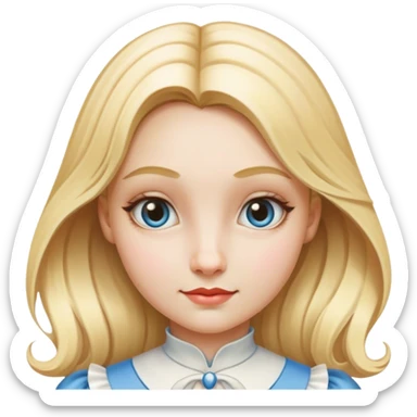 Alice in wonderland  sticker