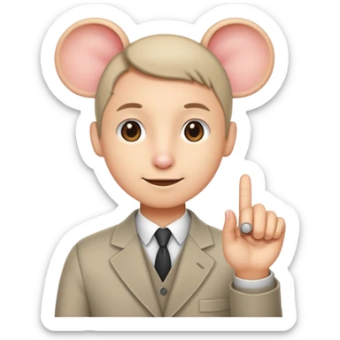 Person doing click it sticker