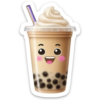 bubble tea sticker