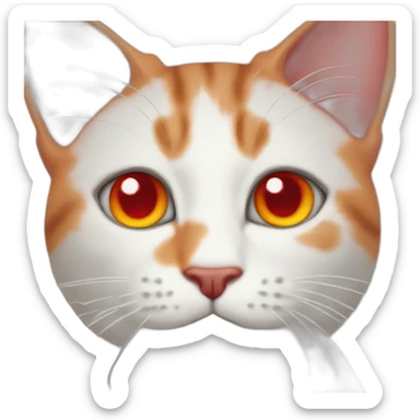 red pepper-cat sticker