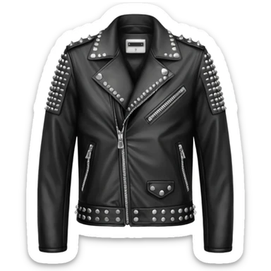 Russian underground fashion jacket sticker