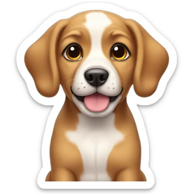 cute puppie dog sticker