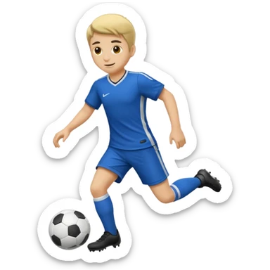 soccer player sticker