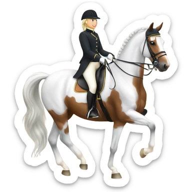 Dressage horse  sticker