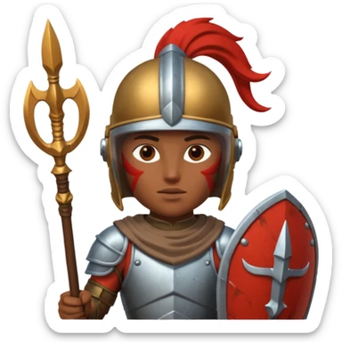 the Roman god Mars sticker