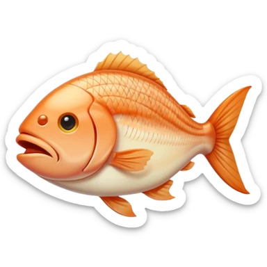 Skinless fish sticker