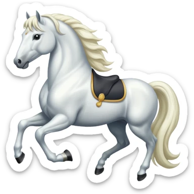 white horse emoji sticker