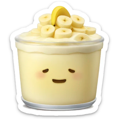 Banana pudding  sticker