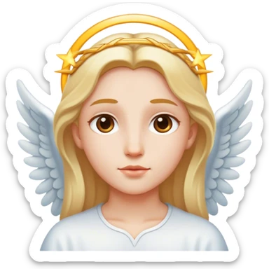 mysterious and angelic sticker