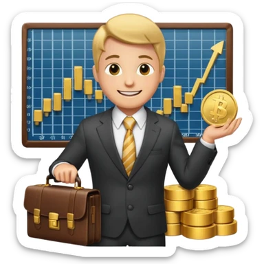create an emoji  related to trader sticker