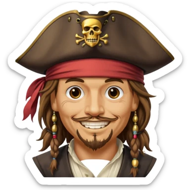 jack sparrow sticker