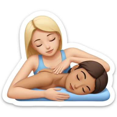 Back massage body sticker