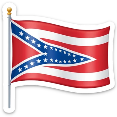 Ohio flag sticker