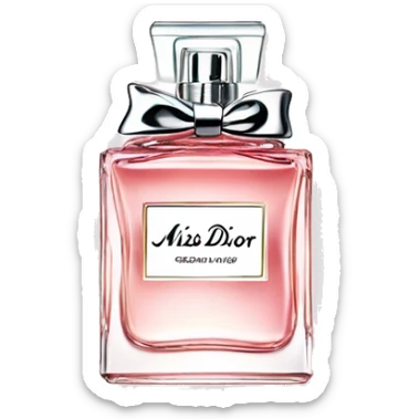 Miss dior perfume sticker