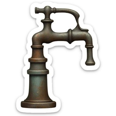 Antique Hand Water Pump sticker