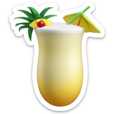 pina colada sticker