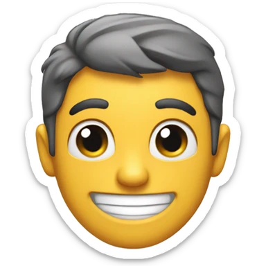 Markipler smiling sticker