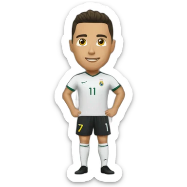 Ronaldo free kick sticker