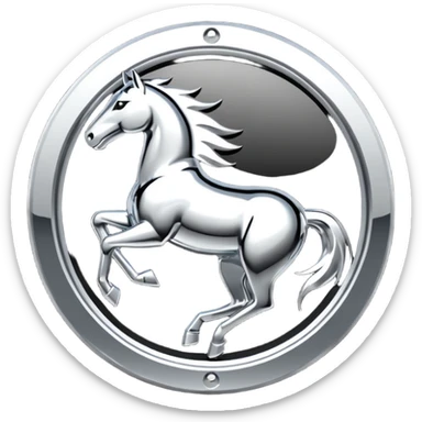 Mustang logo sticker