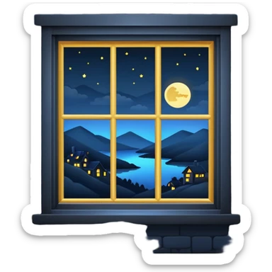 night window sticker