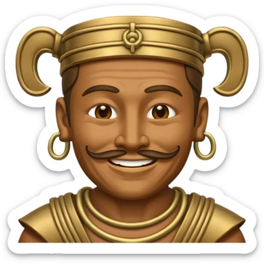 sanxingdui bronze man emoji sticker