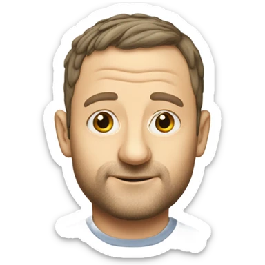 Tim Robinson with half a tupee sticker