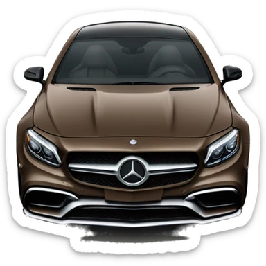 Amg 63 in brown sticker