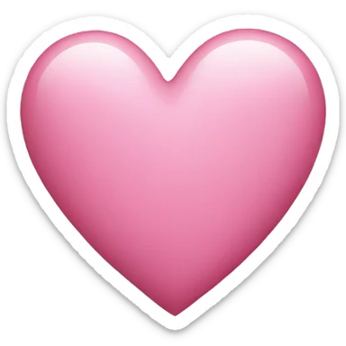 pink heart  sticker