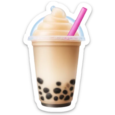 Bubble tea sticker