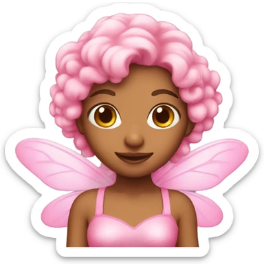 Pink fairy  sticker