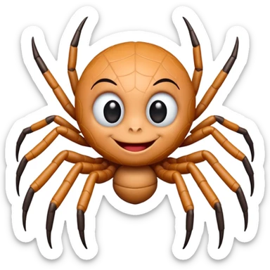 itsy bitsy spider Nursery Rhyme Character sticker