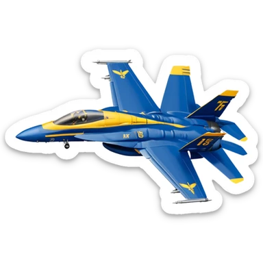 US Navy Blue Angels f/a-18 sticker