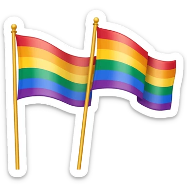 all the flags apart of the lgbtqai+ sticker