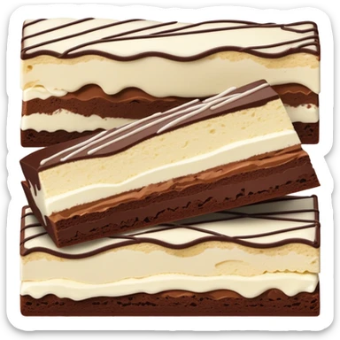 Tiramisu chocolate bark sticker