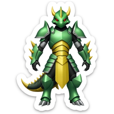Haxorus (full body) sticker