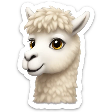 cutealpaca thank you sticker