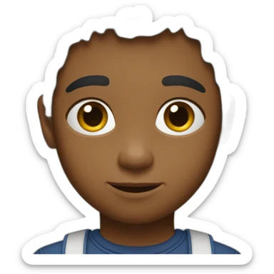 Little boy from France sticker