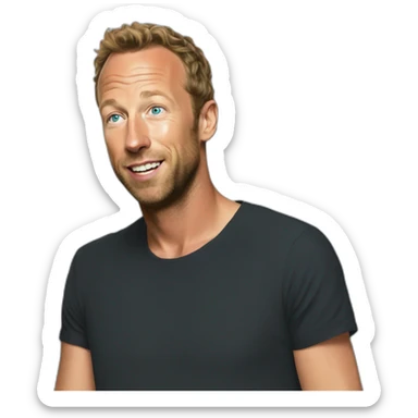 Chris Martin  sticker