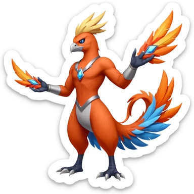 Blaziken-Inteleon-fusion sticker
