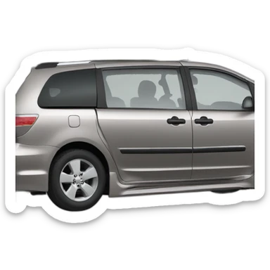 2007 toyota sienna grey sticker