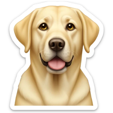 Yellow lab  sticker