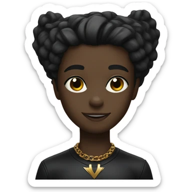 A black panther sticker