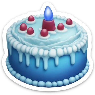 BLUE CAKE sticker