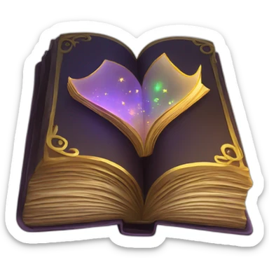 magic book sticker