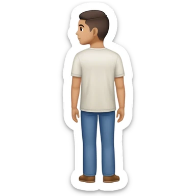 Edwin Cardona de espalda cuerpo completo sticker