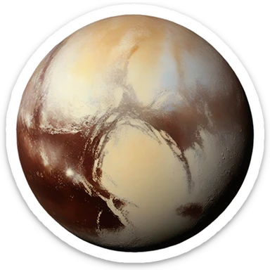 Pluto planet iOS emoji sticker