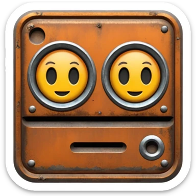 Create a Discord server icon that reads 'DUBS' based on the Rust video game. sticker