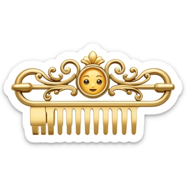 hair clip sticker